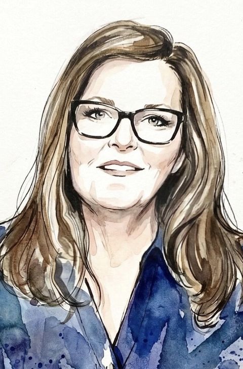 Watercolor portrait of Alicia Hicks
